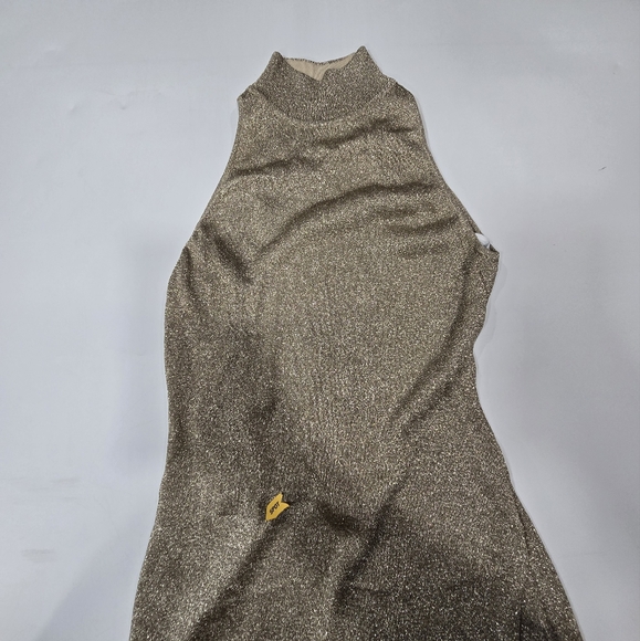 Ronny Kobo Arlo Knit Dress in Champagne - Picture 5 of 15